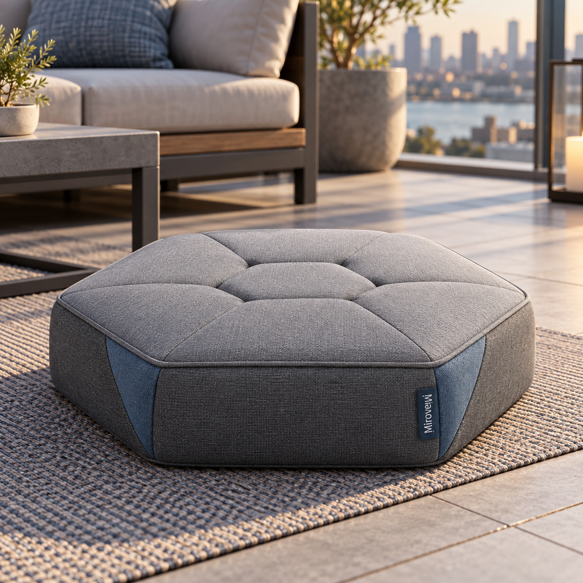 Coastal Comfort Outdoor Cushion
