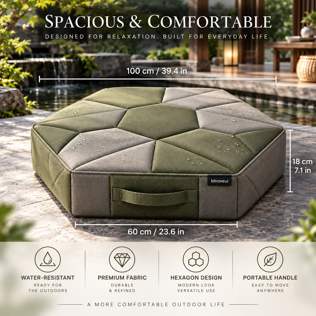 Sunset Round Lounge Cushion dimensions