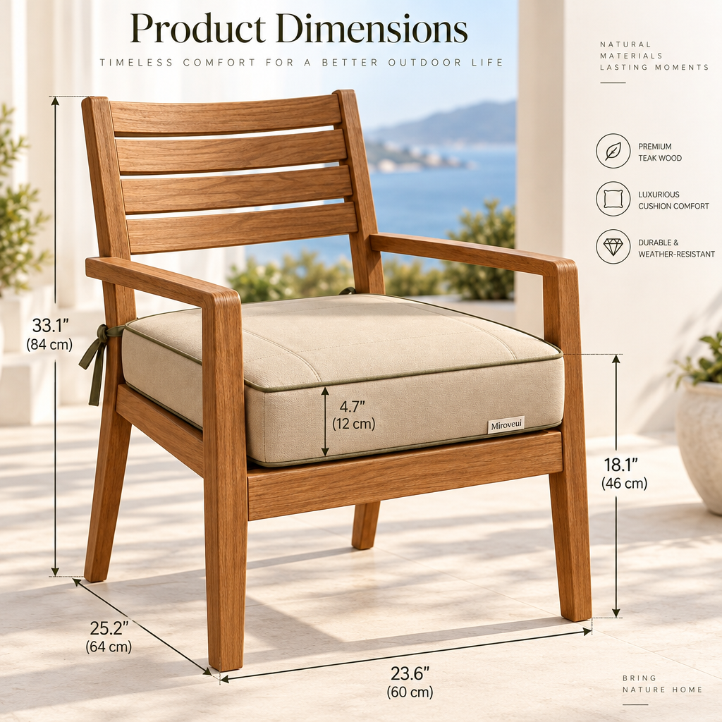 Lakeview Camping Seat Cushion