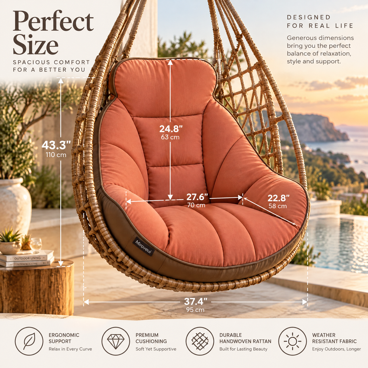 Modern Terrace Seat Pad